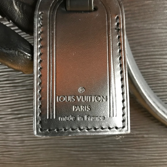 Auth LOUIS VUITTON EPI Noir Riviera Handbag - Picture 5 of 8